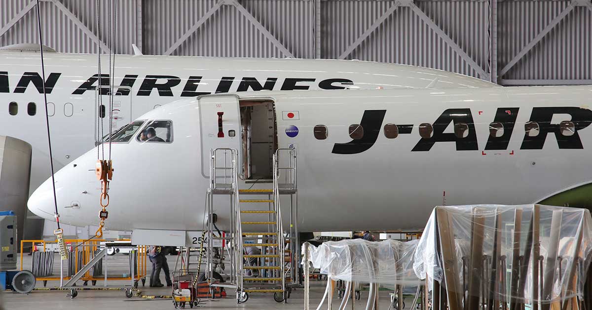 JAL機体工場見学